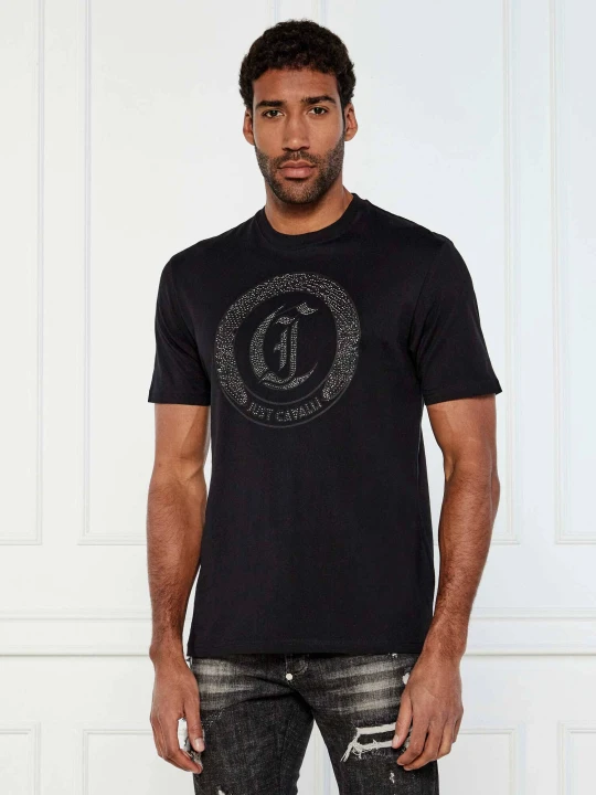 Zdjęcie produktu Just Cavalli T-shirt | Regular Fit czarny