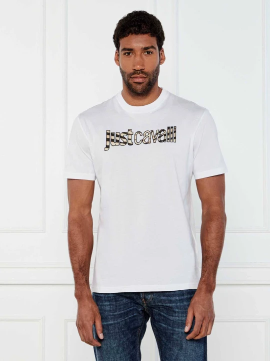 Zdjęcie produktu Just Cavalli T-shirt | Regular Fit biały