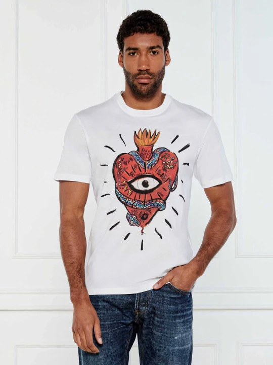 Zdjęcie produktu Just Cavalli T-shirt | Regular Fit biały