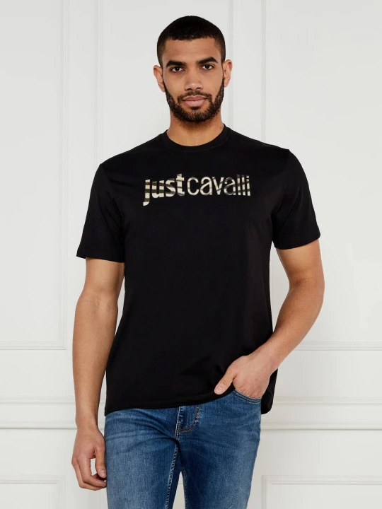 Zdjęcie produktu Just Cavalli T-shirt | Regular Fit czarny