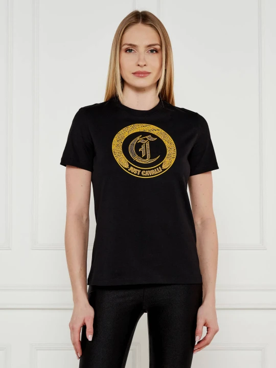 Zdjęcie produktu Just Cavalli T-shirt | Regular Fit czarny