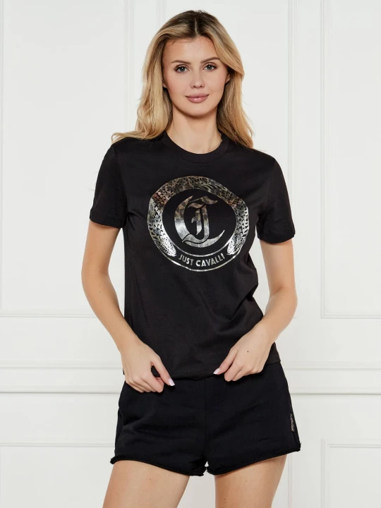 Zdjęcie produktu Just Cavalli T-shirt | Regular Fit czarny