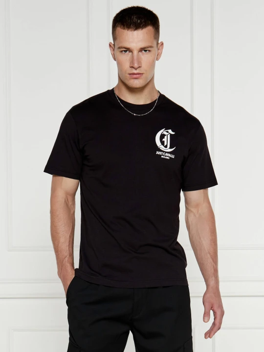 Zdjęcie produktu Just Cavalli T-shirt | Regular Fit czarny