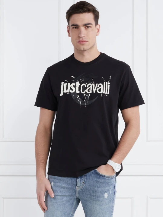 Zdjęcie produktu Just Cavalli T-shirt | Regular Fit czarny