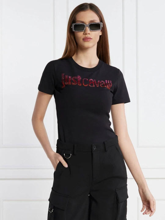 Zdjęcie produktu Just Cavalli T-shirt | Regular Fit czarny