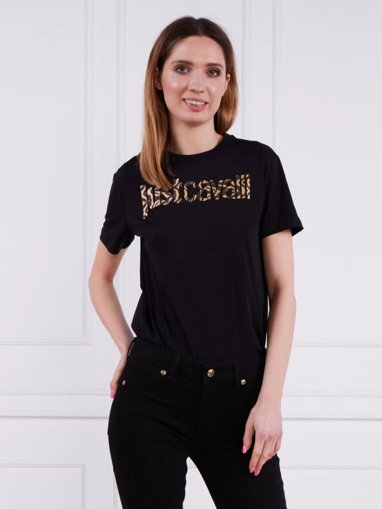 Zdjęcie produktu Just Cavalli T-shirt | Regular Fit czarny