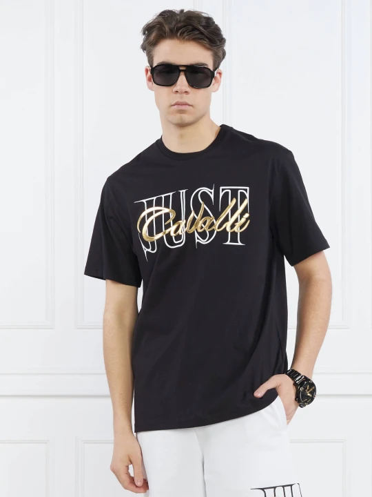 Zdjęcie produktu Just Cavalli T-shirt | Regular Fit czarny