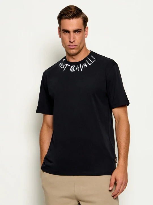 Zdjęcie produktu Just Cavalli T-shirt | Regular Fit czarny