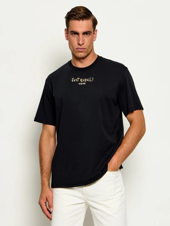 Zdjęcie produktu Just Cavalli T-shirt | Regular Fit czarny