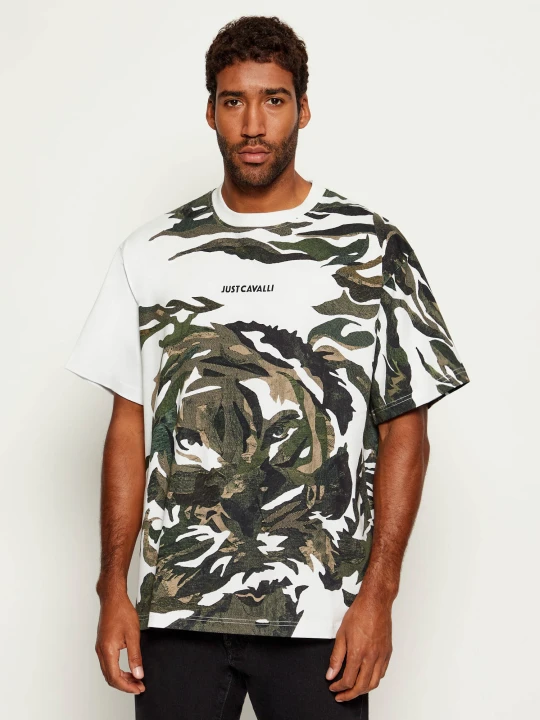 Zdjęcie produktu Just Cavalli T-shirt | Relaxed fit biały