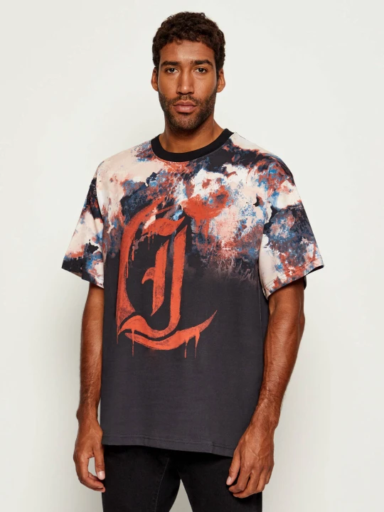 Zdjęcie produktu Just Cavalli T-shirt | Relaxed fit czarny