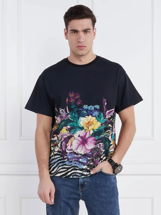 Zdjęcie produktu Just Cavalli T-shirt | Relaxed fit granatowy