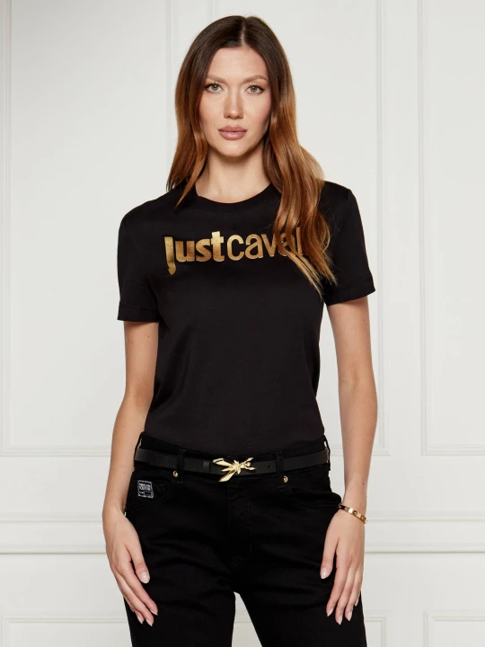 Zdjęcie produktu Just Cavalli T-shirt | Slim Fit czarny