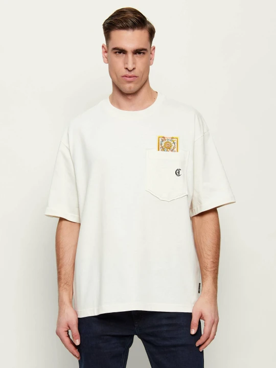 Zdjęcie produktu Just Cavalli T-shirt Tarot card | Oversize fit ecru