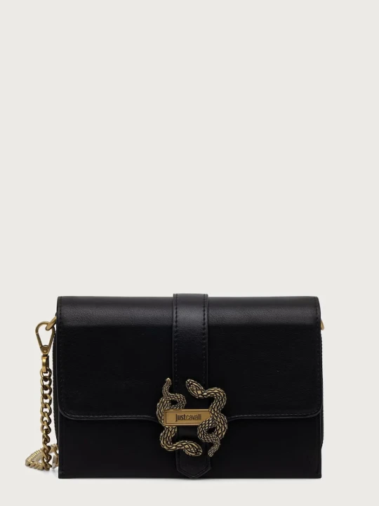 Zdjęcie produktu Just Cavalli torebka crossbody damska z imitacji skóry czarny