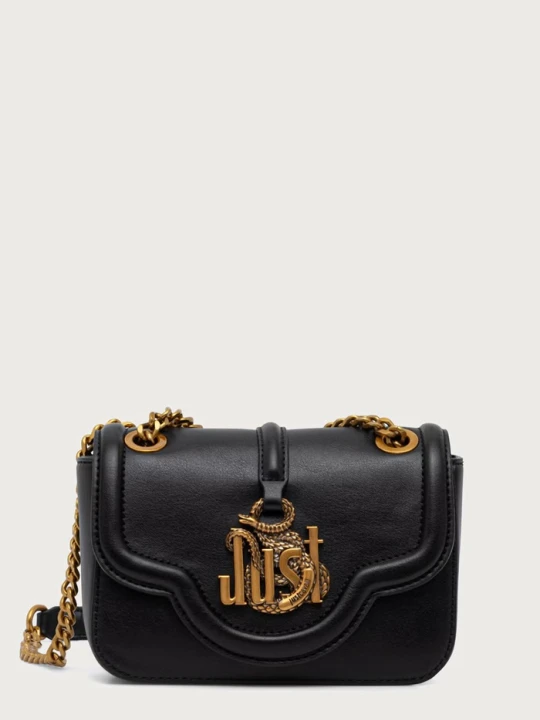 Zdjęcie produktu Just Cavalli torebka crossbody damska z imitacji skóry czarny