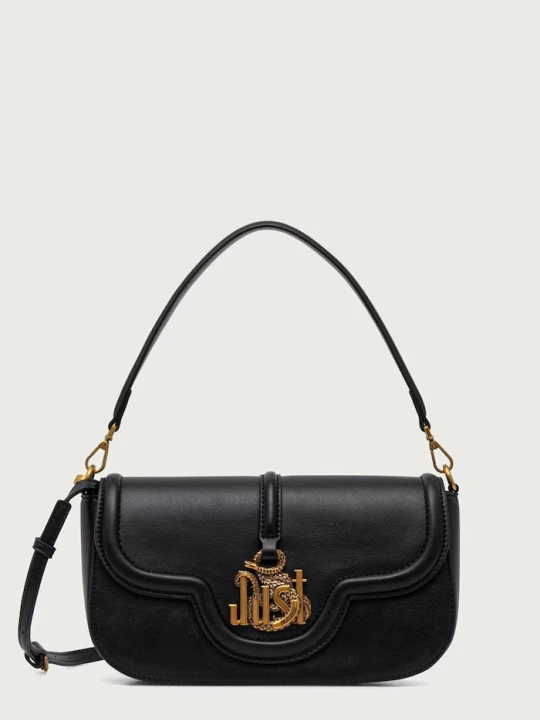 Zdjęcie produktu Just Cavalli torebka crossbody damska z imitacji skóry czarny