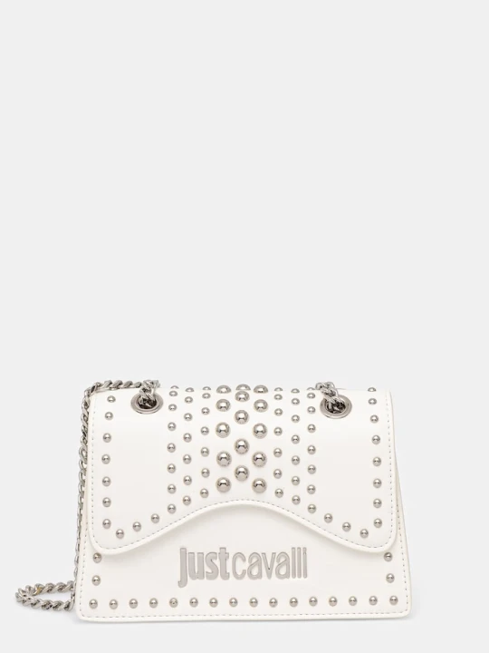 Zdjęcie produktu Just Cavalli torebka damska z imitacji skóry biały