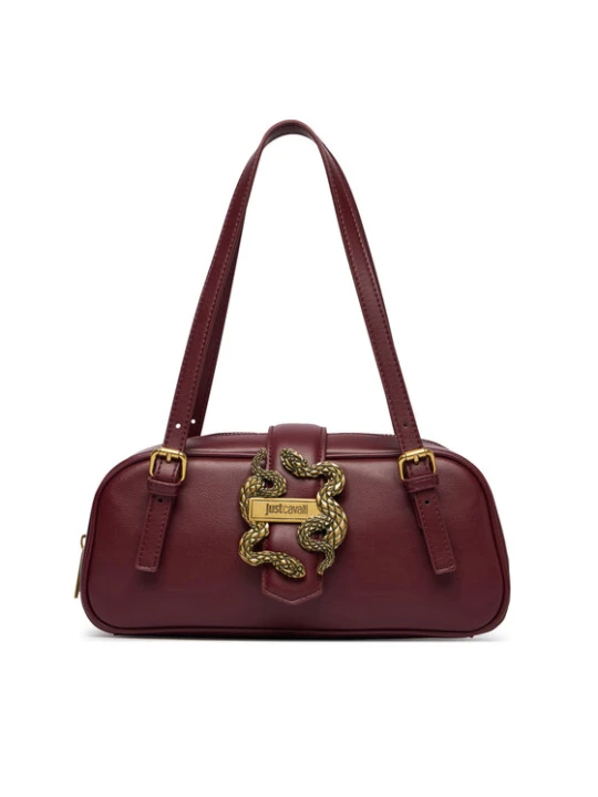Zdjęcie produktu Just Cavalli Torebka Iconic Snakes 81RA4BA5 ZSA89 Czerwony ciemny