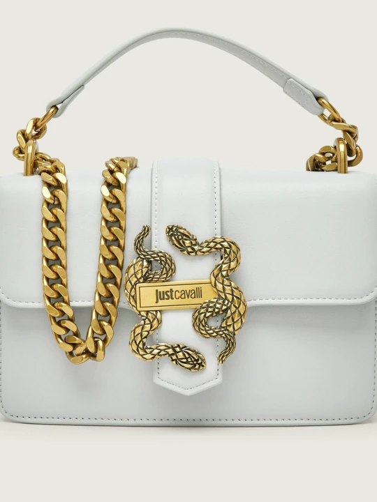 Zdjęcie produktu Just Cavalli Torebka na ramię ICONIC SNAKES szary