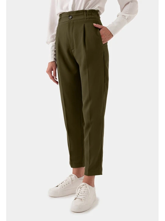 Zdjęcie produktu Just like you Spodnie w kolorze khaki rozmiar: 36