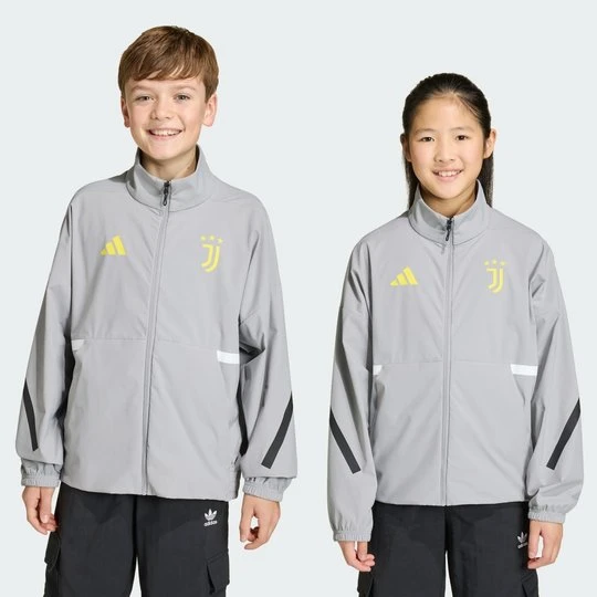 Zdjęcie produktu Juventus FC Z.N.E. Anthem Jacket Kids Adidas Light Onix