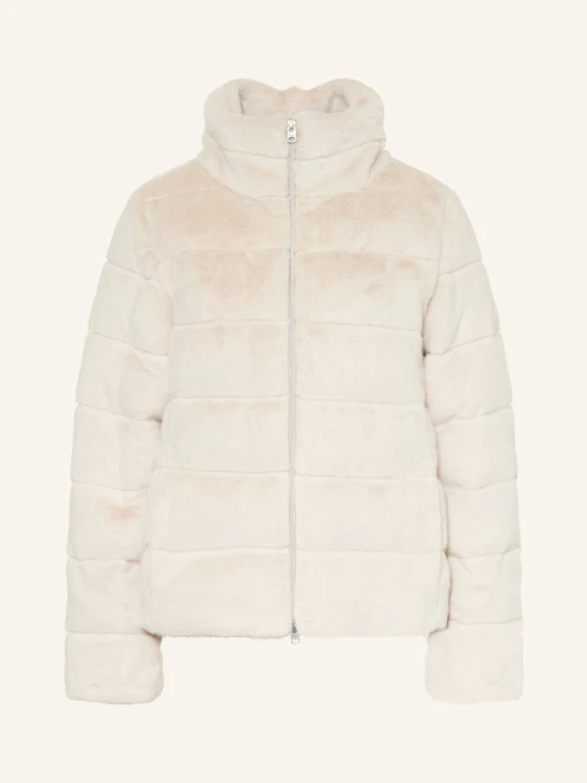 Zdjęcie produktu Juvia Kurtka Puchowa Fenja Ze Sztucznym Futrem beige