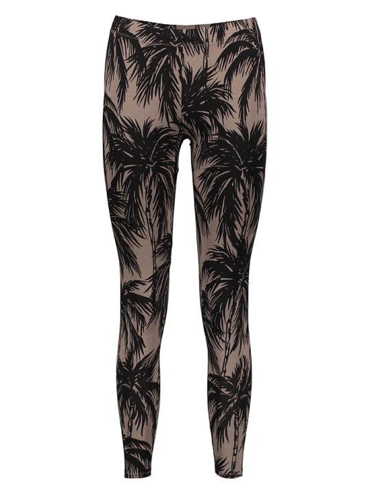 Zdjęcie produktu Juvia Legginsy w kolorze czarno-beżowym rozmiar: XXS