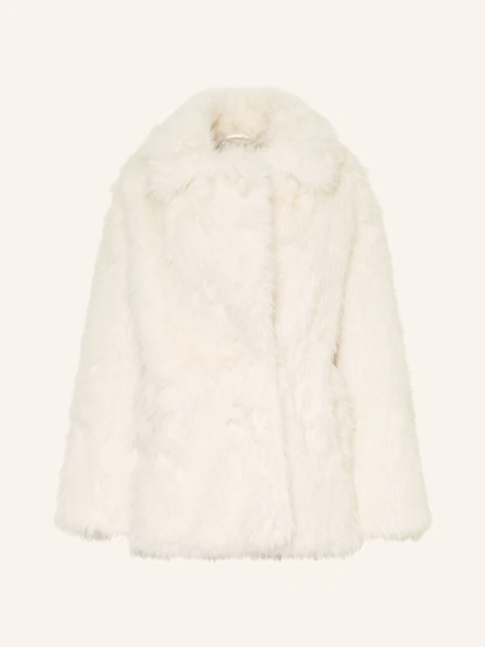 Zdjęcie produktu Juvia Płaszcz Ze Sztucznego Futra Katie beige BIAŁY