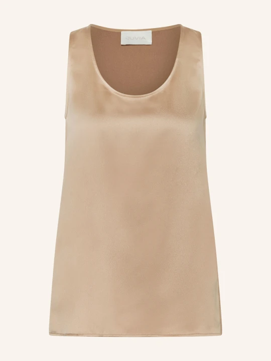 Zdjęcie produktu Juvia Satynowa Bluzka Finnja beige JASNOBRĄZOWY
