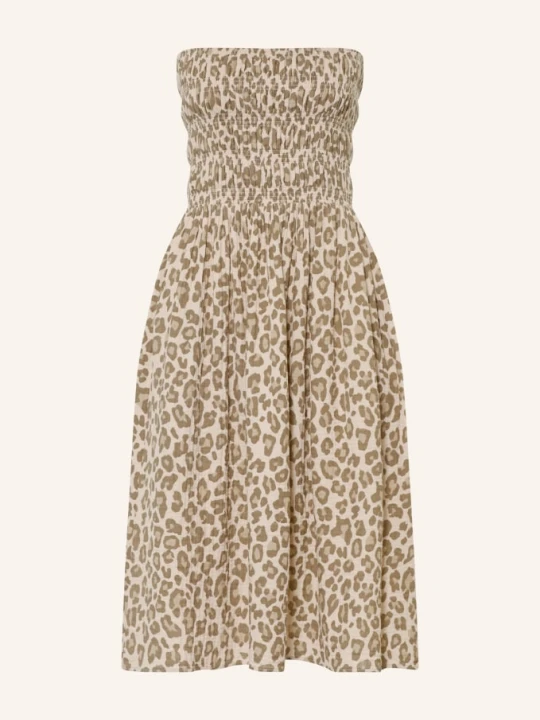 Zdjęcie produktu Juvia Sukienka Z Odkrytymi Ramionami Susan Z Muślinu beige