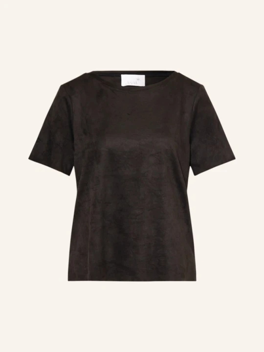 Zdjęcie produktu Juvia T-Shirt Belinda Z Imitacji Skóry schwarz CZARNY