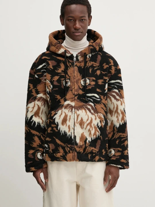 Zdjęcie produktu JW Anderson bluza polarowa z domieszką wełny Zip Front Hooded Jacket
