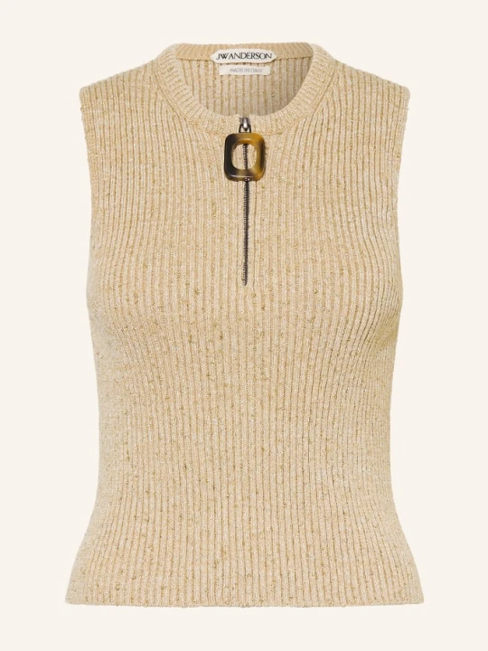 Zdjęcie produktu Jw Anderson Bluzka Z Dzianiny beige