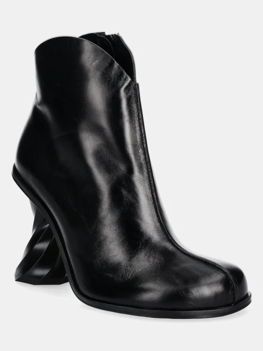 Zdjęcie produktu JW Anderson botki skórzane Twist Heel