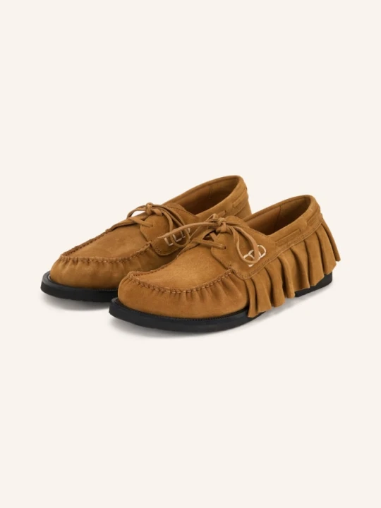 Zdjęcie produktu Jw Anderson Buty Żeglarskie Z Falbankami braun BRĄZOWY