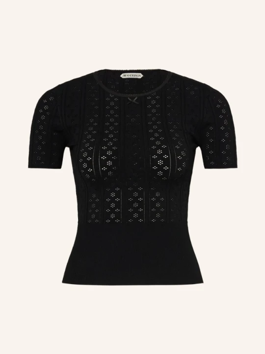 Zdjęcie produktu Jw Anderson Koszulka Z Dzianiny schwarz CZARNY