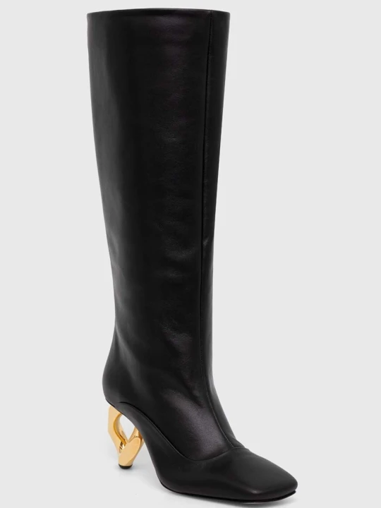 Zdjęcie produktu JW Anderson kozaki skórzane Chain Heel