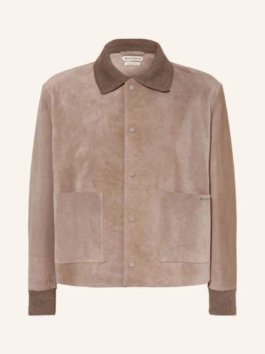 Zdjęcie produktu Jw Anderson Kurtka Skórzana grau