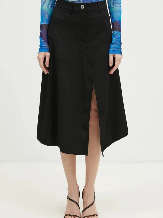 Zdjęcie produktu JW Anderson spódnica wełniana Patchwork A-Line Skirt