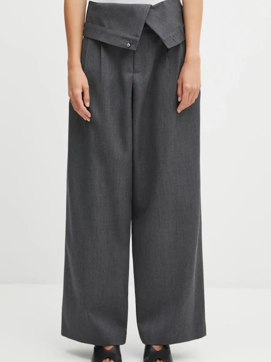 Zdjęcie produktu JW Anderson spodnie wełniane Fold Over