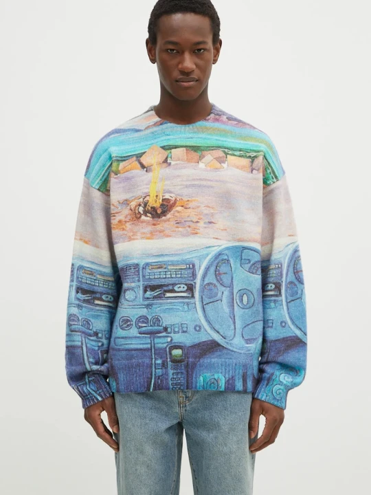 Zdjęcie produktu JW Anderson sweter wełniany Printed Jumper