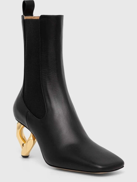Zdjęcie produktu JW Anderson sztyblety skórzane Chain Heel