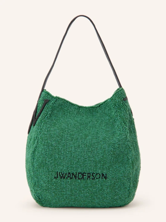Zdjęcie produktu Jw Anderson Torebka Typu Worek Bulb Small Z Ozdobnymi Koralikami gruen