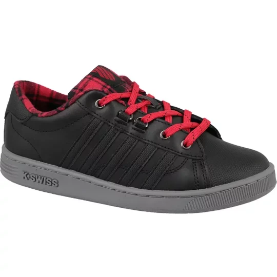 Zdjęcie produktu K-Swiss Hoke Plaid 85111-050, Dla chłopca, Czarne, buty sneakers, skóra licowa, rozmiar: 35, 5