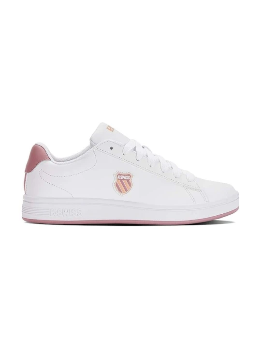 Zdjęcie produktu K-Swiss sneakersy skórzane COURT SHIELD biały