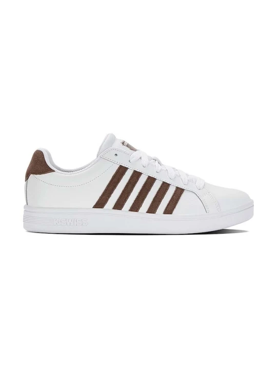 Zdjęcie produktu K-Swiss sneakersy skórzane COURT TIEBREAK biały