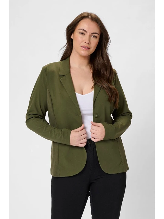 Zdjęcie produktu KAFFE curve Blezer w kolorze khaki rozmiar: 52