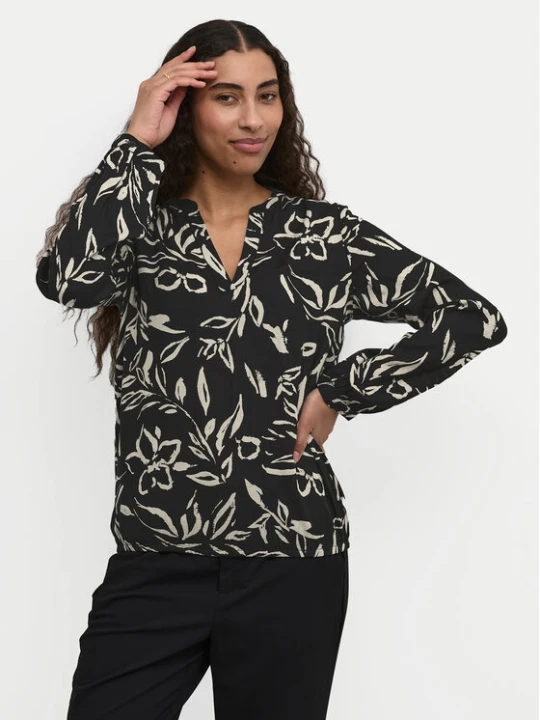 Zdjęcie produktu Kaffe Bluzka Ditte 10507919 Czarny Regular Fit
