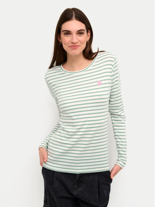 Zdjęcie produktu Kaffe Bluzka Liddy 10502821 Zielony Regular Fit